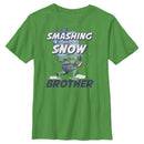 Boy's Marvel Christmas Hulk Brother Snow T-Shirt