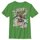 Boy's Marvel Wasp Sister Holiday Hero T-Shirt