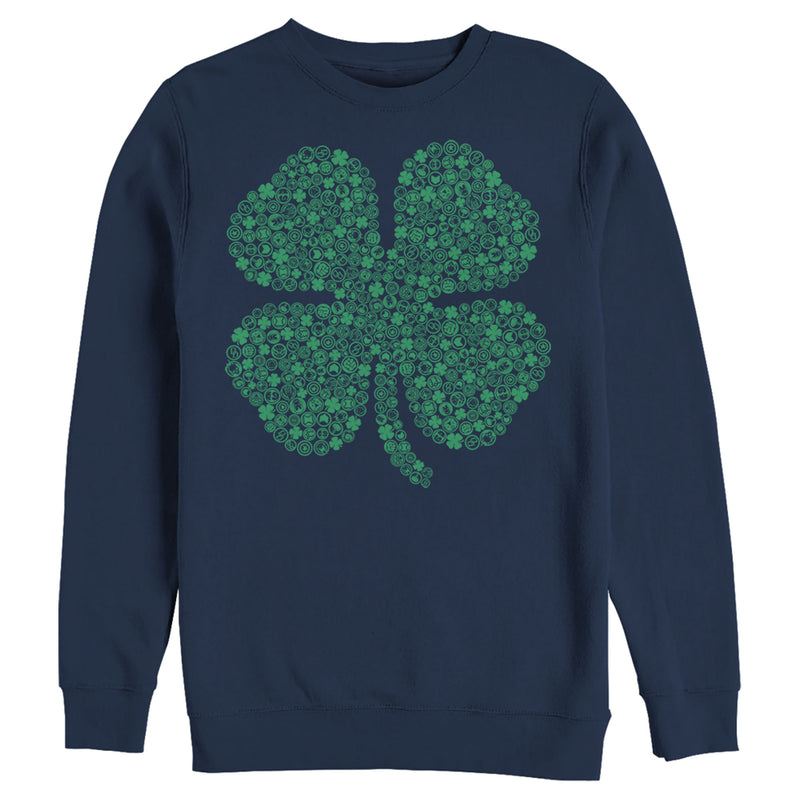 Men's Marvel St. Patrick's Day Hero Icon Clover Sweatshirt