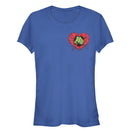 Junior's Marvel Valentine's Day Hulk Heart Smash T-Shirt