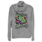 Junior's Marvel Valentine's Day Hulk Smashing Cowl Neck Sweatshirt