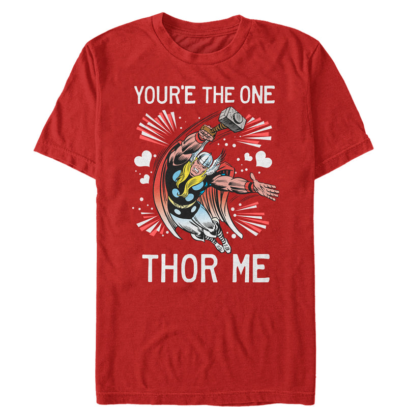 Men's Marvel Valentine You're the One Thor Me T-Shirt