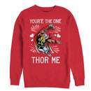 Men's Marvel Valentine You're the One Thor Me Sweatshirt