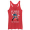 Women's Marvel Valentine Captain America No Shield For Heart Racerback Tank Top