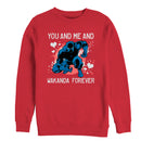 Men's Marvel Valentine Panther Wakanda Forever Sweatshirt