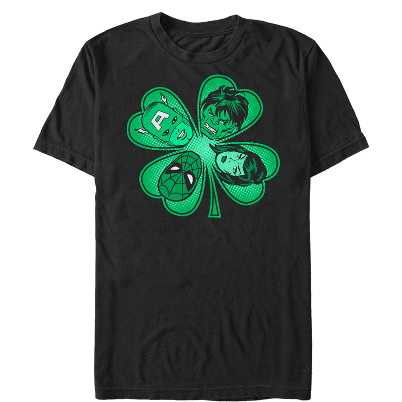 Men's Marvel St. Patrick's Day Hero Four-Leaf Clover T-Shirt