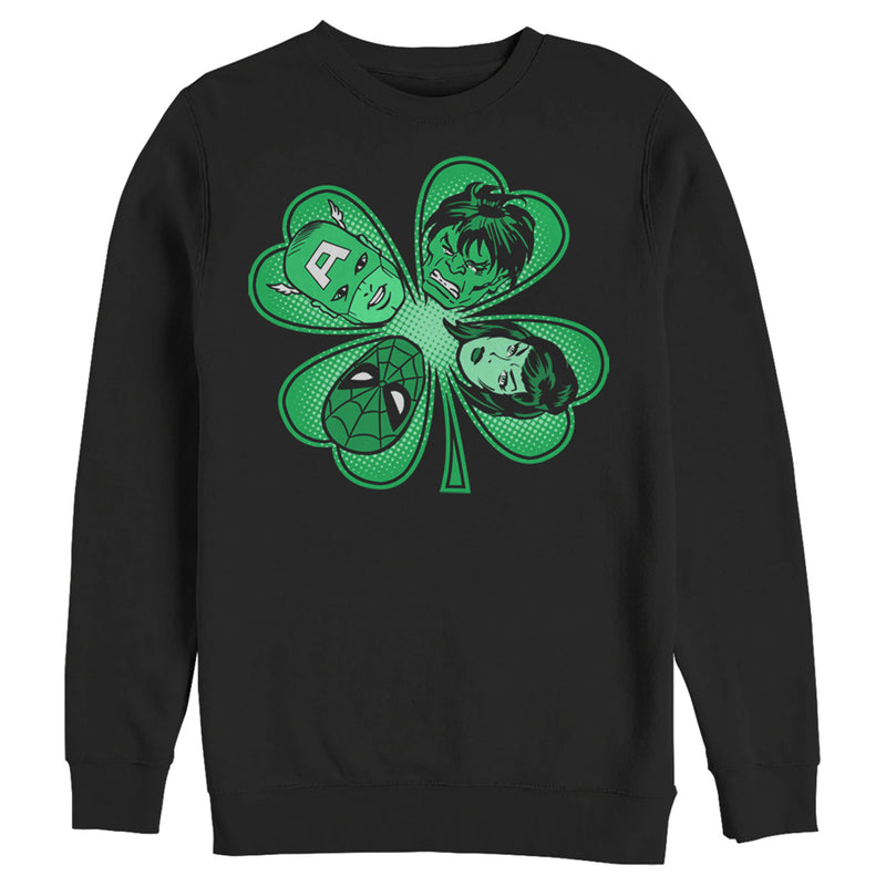 Men's Marvel St. Patrick's Day Hero Four-Leaf Clover Sweatshirt