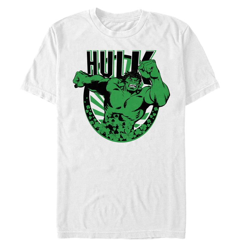 Men's Marvel St. Patrick's Day Hulk Shamrock T-Shirt