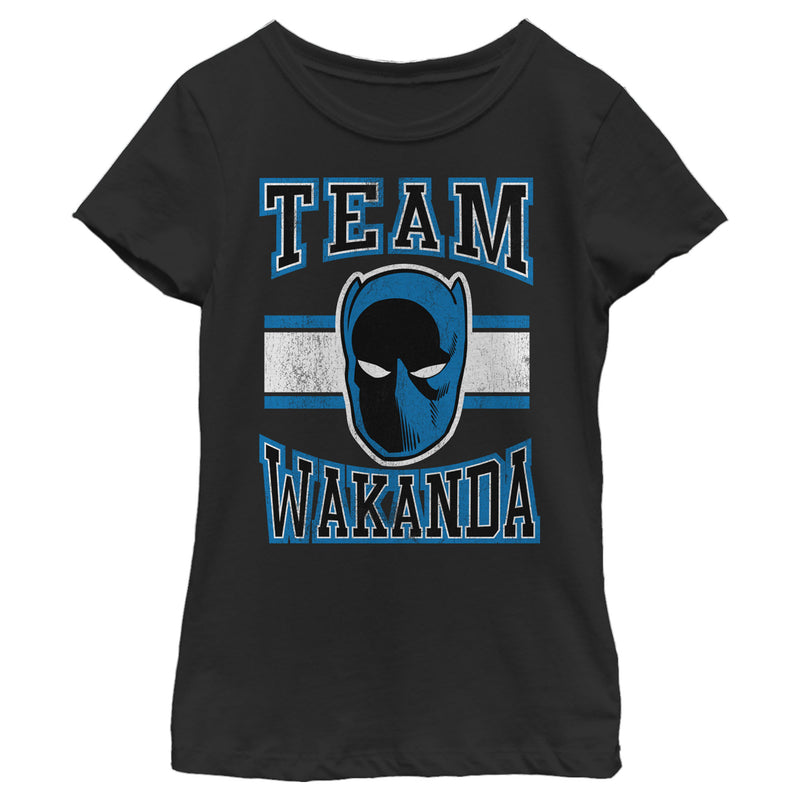 Girl's Marvel Black Panther Team Wakanda T-Shirt