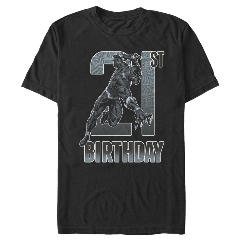 Men's Marvel Black Panther 21st Birthday T-Shirt