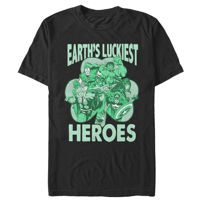 Men's Marvel Earth's Luckiest Heroes St. Patrick's T-Shirt
