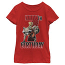 Girl's Marvel Rocket and Baby Groot 7th Birthday T-Shirt
