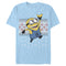 Men's Despicable Me Ugly Christmas Minons Banana T-Shirt