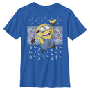 Boy's Despicable Me Ugly Christmas Minons Banana T-Shirt