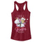 Junior's Despicable Me Christmas Minions Have A Fluffy Day Unicorn Racerback Tank Top