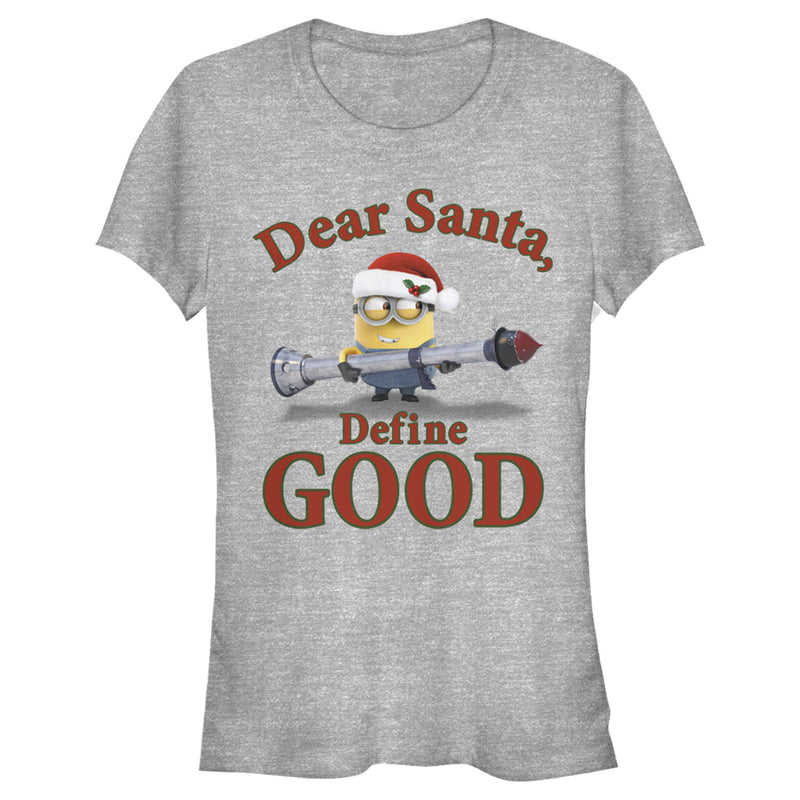 Junior's Despicable Me Christmas Minions Dear Santa T-Shirt