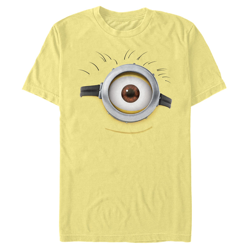 Men's Despicable Me Minions Carl Side Smile Big Face T-Shirt