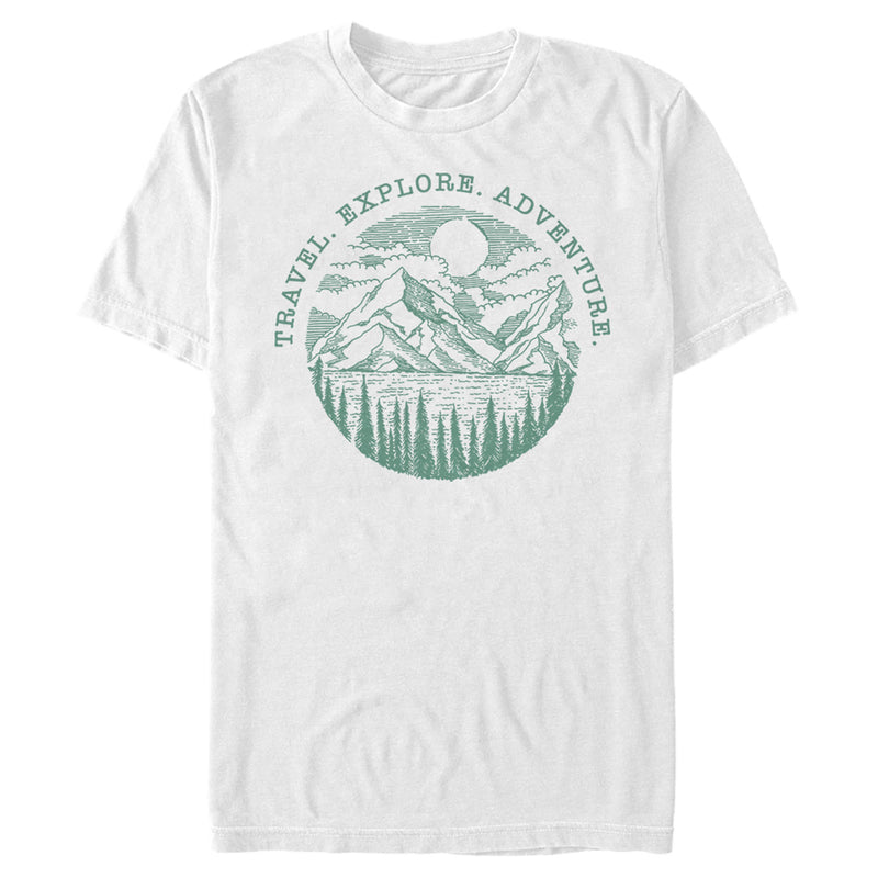 Men's Lost Gods Travel Explore Adventure Nature T-Shirt