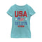 Girl's Lost Gods Fourth of July  USA Est. 1776 T-Shirt