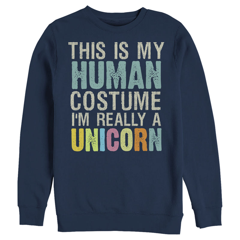 Men's Lost Gods Unicorn in Human Costume Sweatshirt