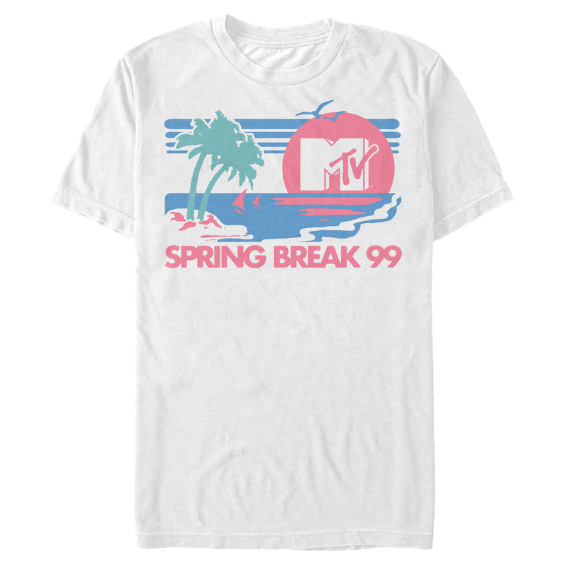 Men's MTV Spring Break 99 Sunset T-Shirt