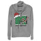 Junior's MTV Christmas Monster Logo Cowl Neck Sweatshirt