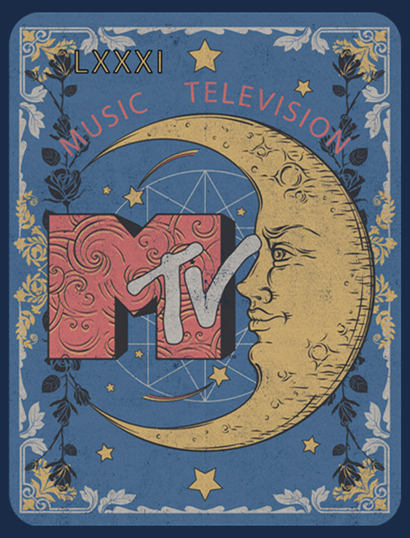 Men's MTV Moon Line Drawing Logo T-Shirt
