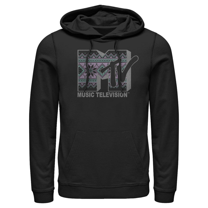 Men's MTV Tapestry Logo Pull Over Hoodie