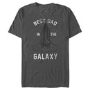 Men's NASA Best Dad In The Galaxy Shuttle Lift-Off T-Shirt