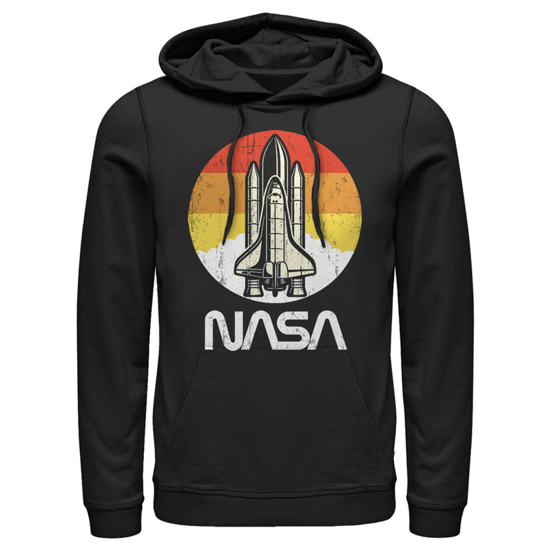 Men's NASA Sunset Retro Launch Pull Over Hoodie