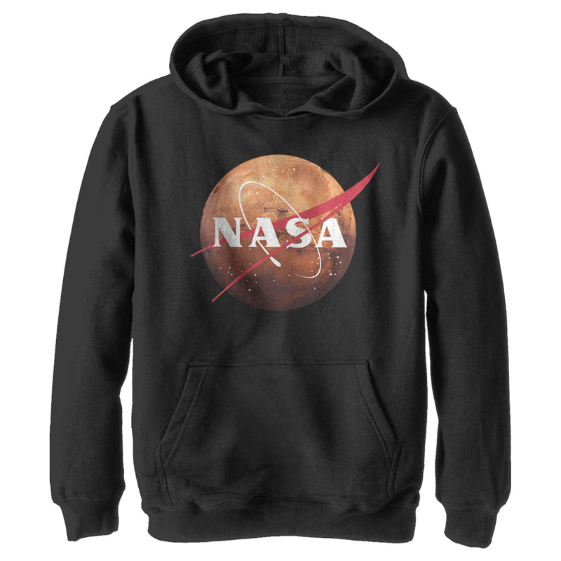 Boy's NASA Mars Logo Pull Over Hoodie