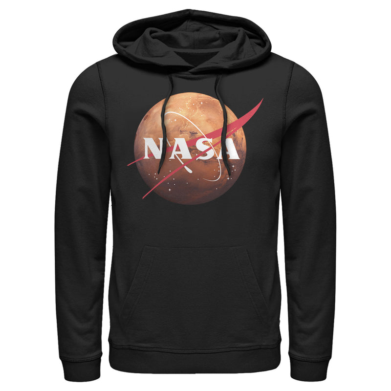 Men's NASA Mars Logo Pull Over Hoodie