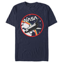 Men's NASA Space Shuttle Travel Over Rainbow T-Shirt