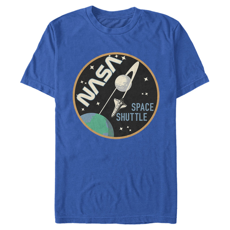 Men's NASA Space Shuttle Around Moon T-Shirt