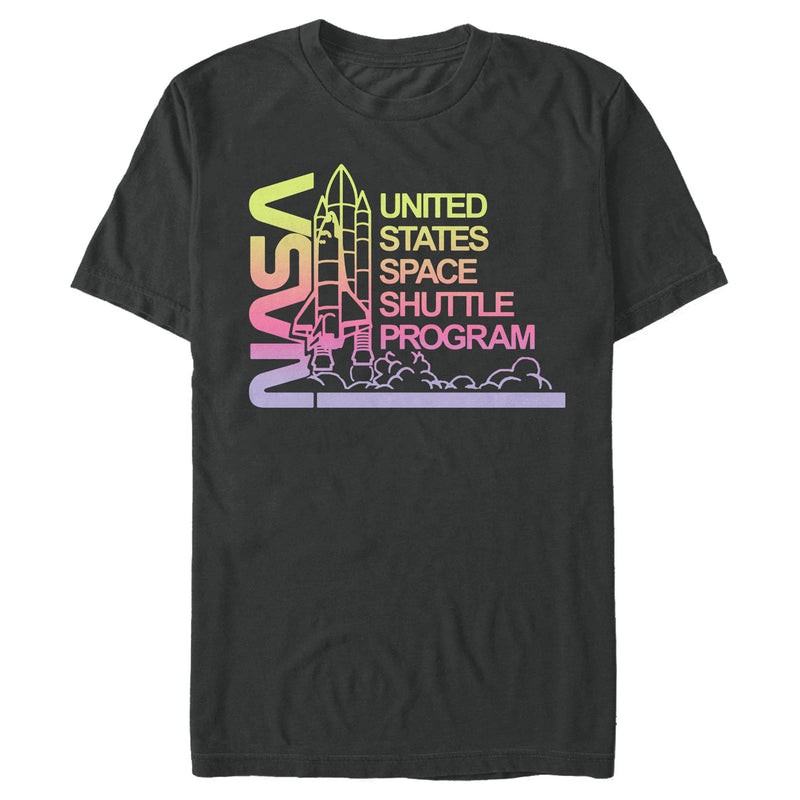 Men's NASA Ombre Sunset Shuttle Program T-Shirt