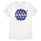 Women's NASA American Flag Large Stars Logo T-Shirt