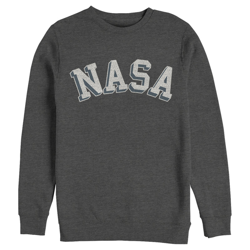 Men's NASA Curved 3D Bold Logo Sweatshirt