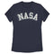 Women's NASA Curved 3D Bold Logo T-Shirt