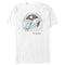 Men's NASA Explore The Universe Rocket Retro Logo T-Shirt