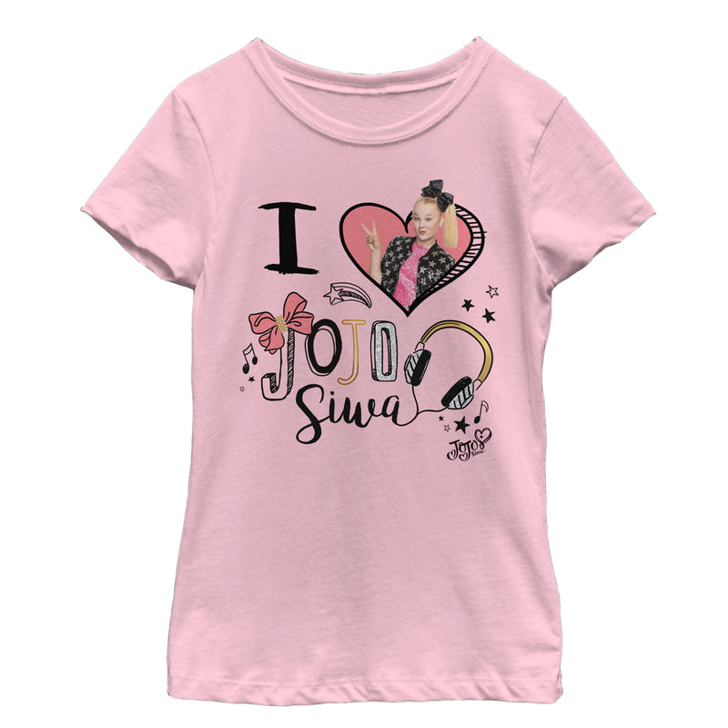 Girl's Jojo Siwa I Heart Jojo T-Shirt