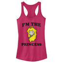 Junior's Nintendo I'm the Princess Peach Racerback Tank Top