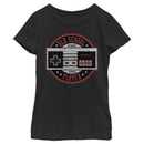 Girl's Nintendo Old School NES Controller Emblem T-Shirt