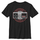 Boy's Nintendo Old School NES Controller Emblem T-Shirt