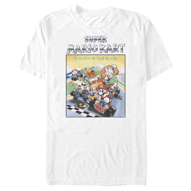 Men's Nintendo Mario Kart Retro Racers T-Shirt