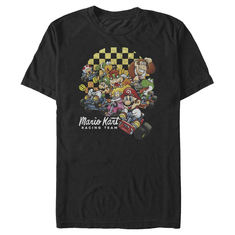 Men's Nintendo Mario Kart Cast Collage T-Shirt