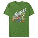 Men's Nintendo Mario and Yoshi Retro Super T-Shirt