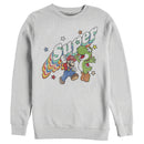 Men's Nintendo Mario and Yoshi Retro Super Sweatshirt