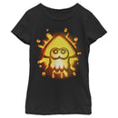 Girl's Nintendo Halloween Splatoon Pumpkin T-Shirt