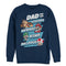 Men's Nintendo Father's Day Mario Dad Qualities Sweatshirt