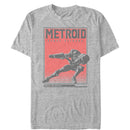 Men's Nintendo Metroid Samus Returns Poster T-Shirt